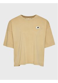 Carhartt WIP T-Shirt Nelson I029647 Beżowy Relaxed Fit. Kolor: beżowy. Materiał: bawełna #3