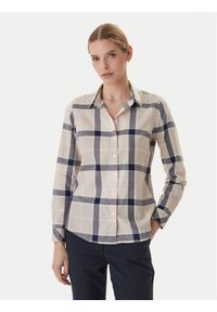 Barbour Koszula Bredon LSH1353PI55 Beżowy Regular Fit. Kolor: beżowy. Materiał: bawełna #1