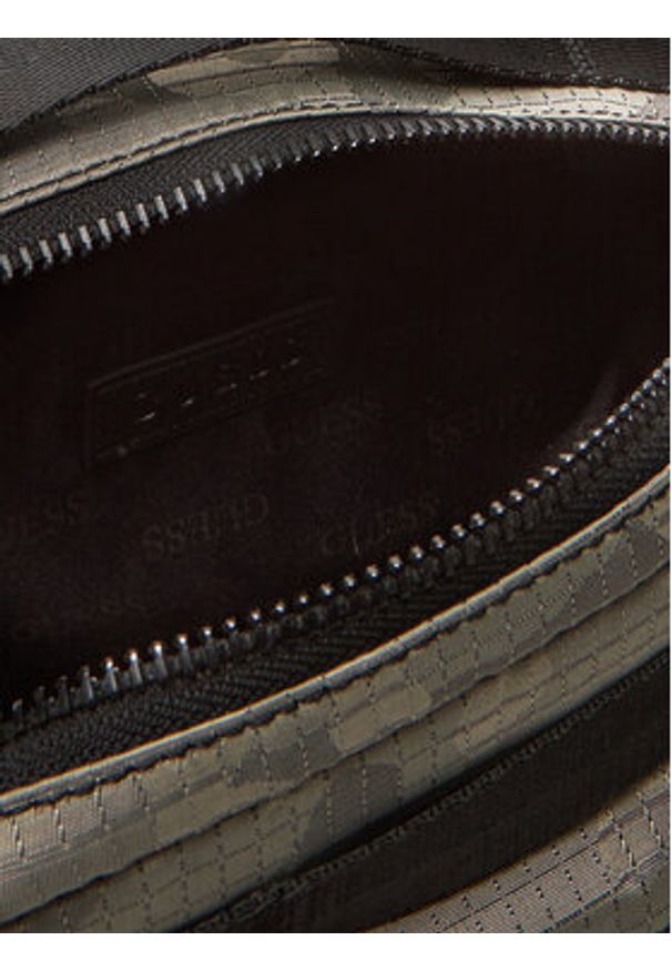 Guess Saszetka nerka HMASNC P5337 Khaki. Kolor: brązowy. Materiał: materiał