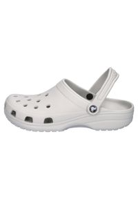 Klapki damskie Crocs Atmoshere Classic. Okazja: na co dzień. Kolor: szary. Materiał: syntetyk, materiał. Sport: pływanie