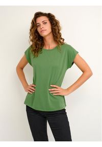 Kaffe T-Shirt Kalise Marie 10506680 Zielony Regular Fit. Kolor: zielony. Materiał: syntetyk #1