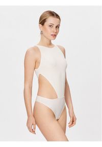 Undress Code Body Naked Instinct 537 Écru Slim Fit. Materiał: lyocell