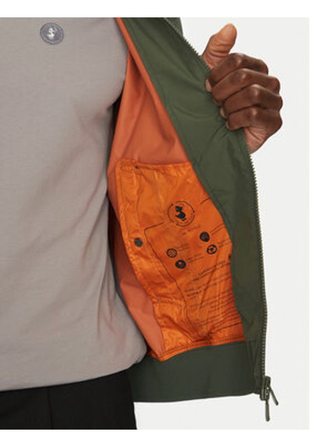 Save The Duck Kurtka bomber D32160U WIND20 Zielony Regular Fit. Kolor: zielony. Materiał: syntetyk