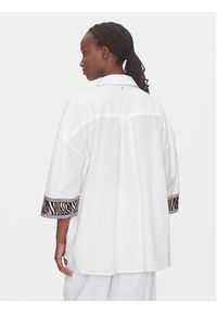 LOLA CASADEMUNT Koszula LS2515036 Biały Relaxed Fit. Kolor: biały. Materiał: len #5