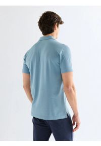 Wrangler - MESKA KOSZULKA WRANGLER POLO SHIRT CAPTAINS BLUE 112378448. Typ kołnierza: polo #6