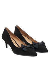 Lauren Ralph Lauren - LAUREN RALPH LAUREN Czółenka 802980116001 Czarny. Kolor: czarny. Materiał: zamsz, skóra #3