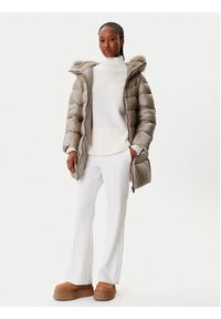 Hetrego - Hetregó Kurtka puchowa Hanna 8P602F 25WD02 Beżowy Regular Fit. Kolor: beżowy. Materiał: syntetyk #5