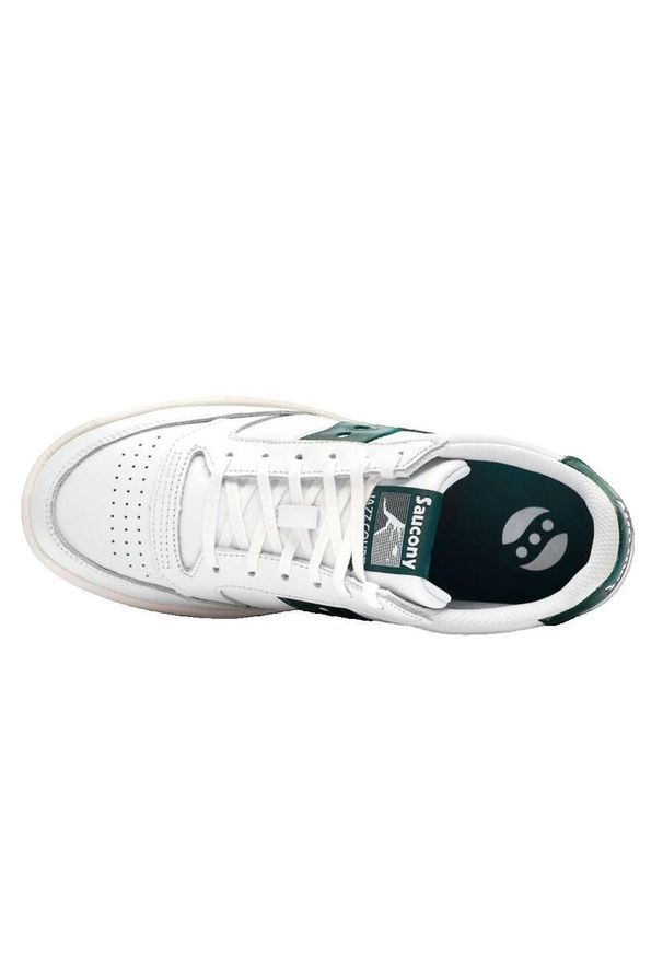 Buty Mężczyzna Saucony Jazz Court biały. Okazja: do pracy. Kolor: biały, wielokolorowy, zielony
