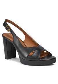 Geox Sandały D Walk Pleasure 85S D45B6C 00043 C9999 Czarny. Kolor: czarny. Materiał: skóra #6