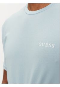 Guess T-Shirt Joe U4GM01 K6YW0 Niebieski Regular Fit. Kolor: niebieski. Materiał: bawełna