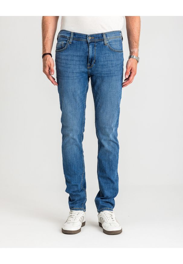 Męskie Spodnie Jeansowe Mustang Style Vegas Denim Blue 1017120 5000 623
