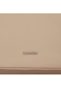 Calvin Klein Torebka Puffed Shoulder Bag K60K611539 Beżowy. Kolor: beżowy