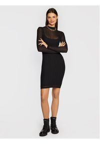 Calvin Klein Jeans Sukienka codzienna J20J219873 Czarny Slim Fit. Okazja: na co dzień. Kolor: czarny. Materiał: syntetyk. Typ sukienki: proste. Styl: casual #4