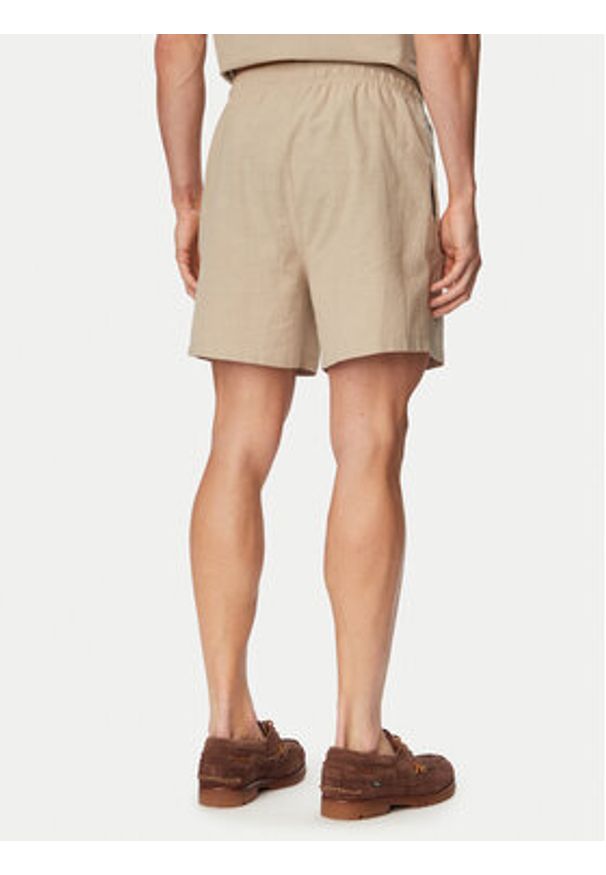 YSABEL MORA - Ysabel Mora Szorty materiałowe 90539 Beżowy ciemny Regular Fit. Kolor: beżowy. Materiał: bawełna