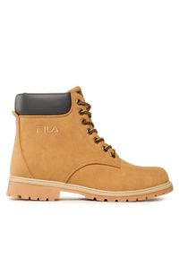 Fila Trapery Maverick Mid FFW0219.70010 Żółty. Kolor: żółty. Materiał: skóra