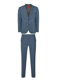 Hugo - HUGO Garnitur Arti-Hesten253X 50544524 Niebieski Extra Slim Fit. Kolor: niebieski. Materiał: wełna #13