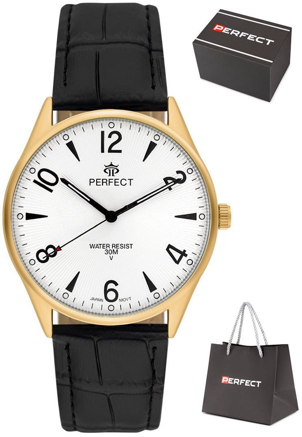 Zegarek Perfect C141-07 męski klasyczny czytelny .. Styl: klasyczny