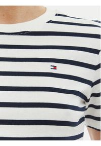 TOMMY HILFIGER - Tommy Hilfiger T-Shirt New Cody WW0WW40587 Biały Slim Fit. Kolor: biały. Materiał: bawełna #5