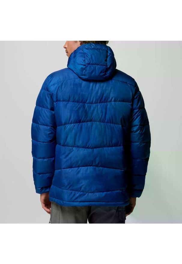 columbia - Kurtka COLUMBIA FIVEMILE BUTTE II HOODED Niebieski. Kolor: niebieski. Materiał: syntetyk