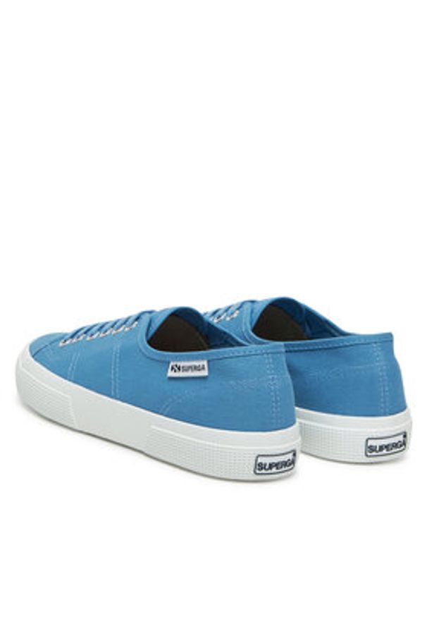 Superga Tenisówki S7151EW Niebieski. Kolor: niebieski. Materiał: materiał
