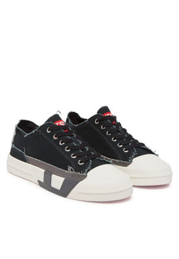 Diesel Trampki S-D-Verse Low Y03504PR012 HA688 Czarny. Kolor: czarny. Materiał: materiał