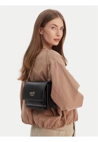 Liu Jo Torebka AA6152 E0958 Czarny. Kolor: czarny. Materiał: skórzane #1