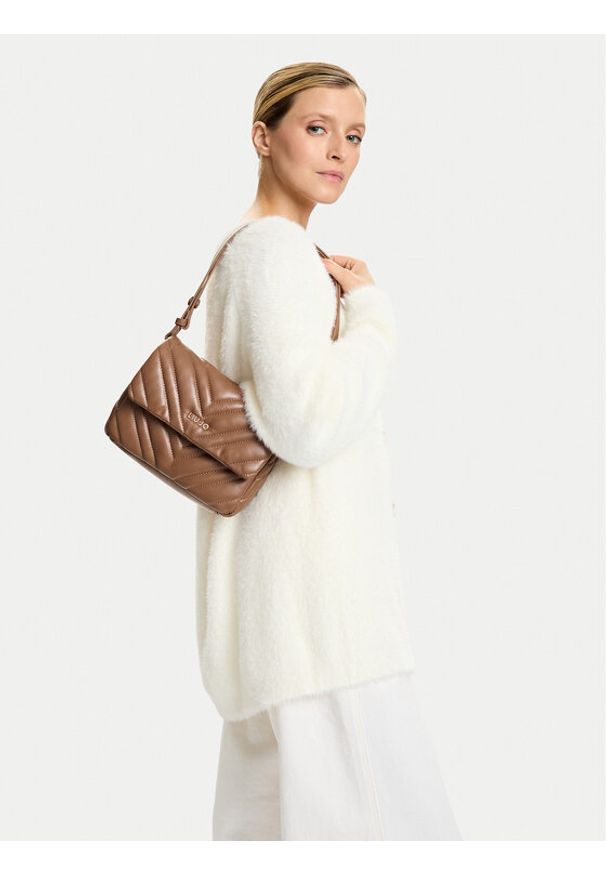 Liu Jo Torebka Lunny AF5188 E0426 Brązowy. Kolor: brązowy. Materiał: skórzane
