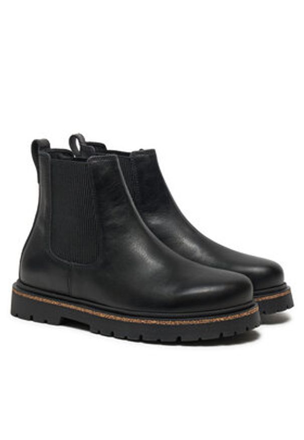 Birkenstock Sztyblety Highwood 1025781 Czarny. Kolor: czarny. Materiał: skóra