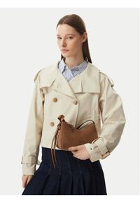 TOMMY HILFIGER - Tommy Hilfiger Torebka Th Statement Mini Should Bag Sue AW0AW18823 Brązowy. Kolor: brązowy. Materiał: skórzane, zamszowe #1