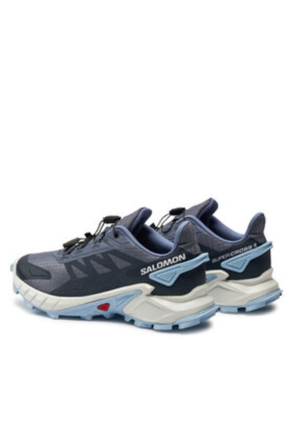 salomon - Salomon Buty do biegania Supercross 4 L47461700 Granatowy. Kolor: niebieski. Materiał: materiał