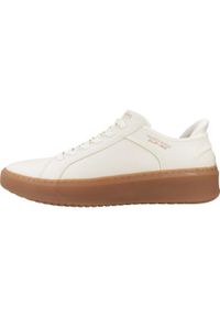 skechers - Kapcie SKECHERS COURT BREAK SLIP-INS Biały. Kolor: biały