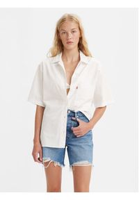 Levi's® Koszula Alfie A45760001 Biały Regular Fit. Kolor: biały
