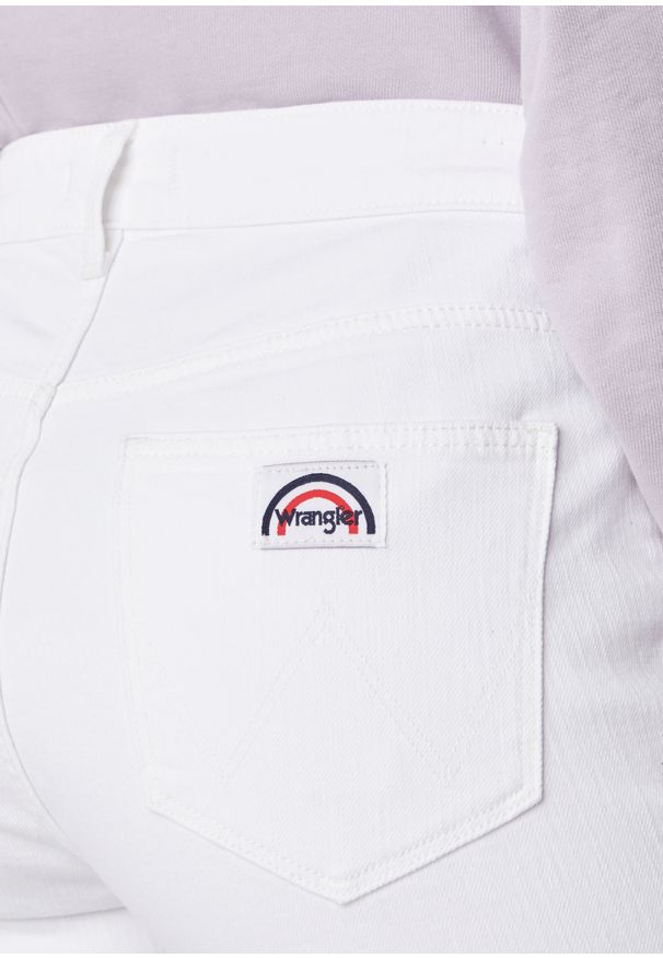 Wrangler - SPODNIE DAMSKIE WRANGLER FLARE OPTIC WHITE W233MH13L 112127850