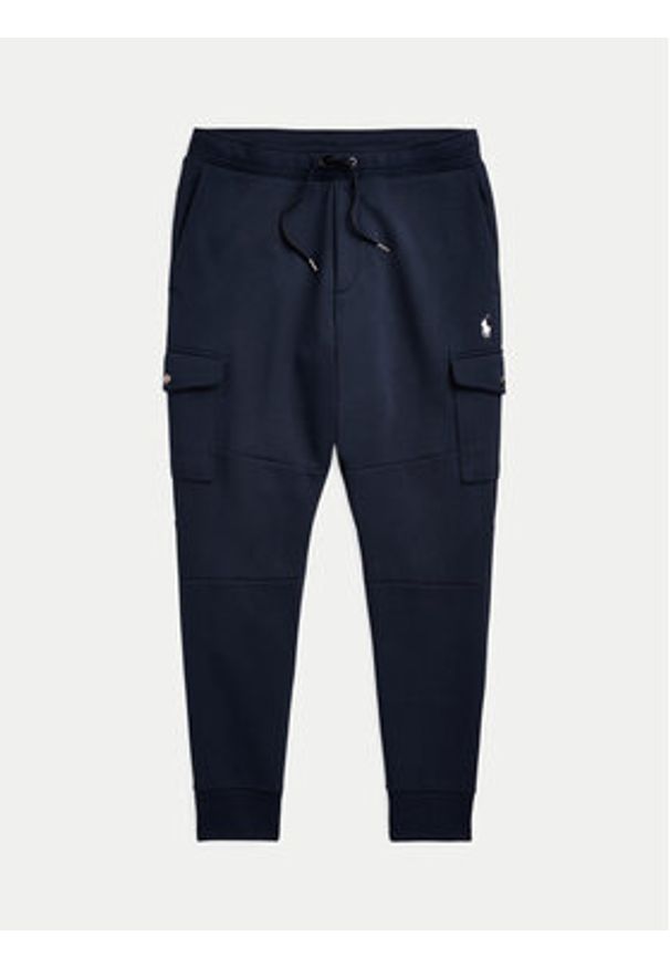 Polo Ralph Lauren Spodnie dresowe 710881522007 Granatowy Regular Fit. Kolor: niebieski. Materiał: bawełna, syntetyk