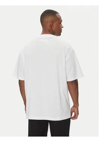 Versace Jeans Couture T-Shirt 78GAH6L1 Biały Regular Fit. Kolor: biały. Materiał: bawełna #4