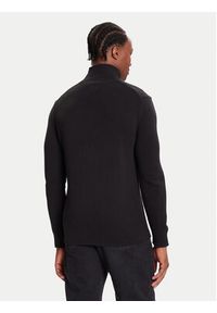 Tommy Jeans Golf DM0DM22096 Czarny Regular Fit. Typ kołnierza: golf. Kolor: czarny. Materiał: bawełna