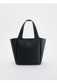 Reserved - Torebka shopper - czarny. Kolor: czarny. Materiał: skórzane #1