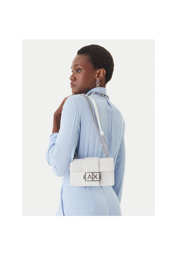 Torebka Armani Exchange. Kolor: biały