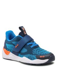 Sneakersy YK-ID by Lurchi Leif 33-26618-32 Navy/Blue/Orange. Kolor: niebieski. Materiał: materiał
