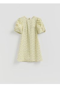 Reserved - Bawełniana sukienka mini - wielobarwny. Materiał: bawełna. Długość: mini #1