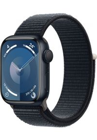 Smartwatch Apple APPLE Watch Series 9 GPS 41mm Midnight Aluminium Case with Midnight Sport Loop. Rodzaj zegarka: smartwatch. Styl: sportowy #1