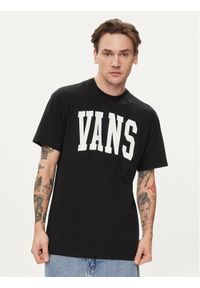 Vans T-Shirt Vans Arched Ss Tee VN000G47 Czarny Regular Fit. Kolor: czarny. Materiał: bawełna