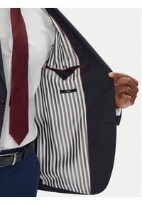 TOMMY HILFIGER - Tommy Hilfiger Marynarka MW0MW39743 Granatowy Slim Fit. Kolor: niebieski. Materiał: bawełna