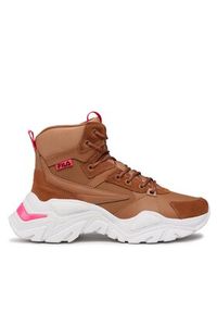 Fila Sneakersy Electrove Desert Boot S Wmn FFW0180.70010 Brązowy. Kolor: brązowy. Materiał: skóra #4