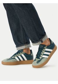 Adidas - adidas Sneakersy Barreda JP5926 Zielony. Kolor: zielony. Materiał: skóra, zamsz #1