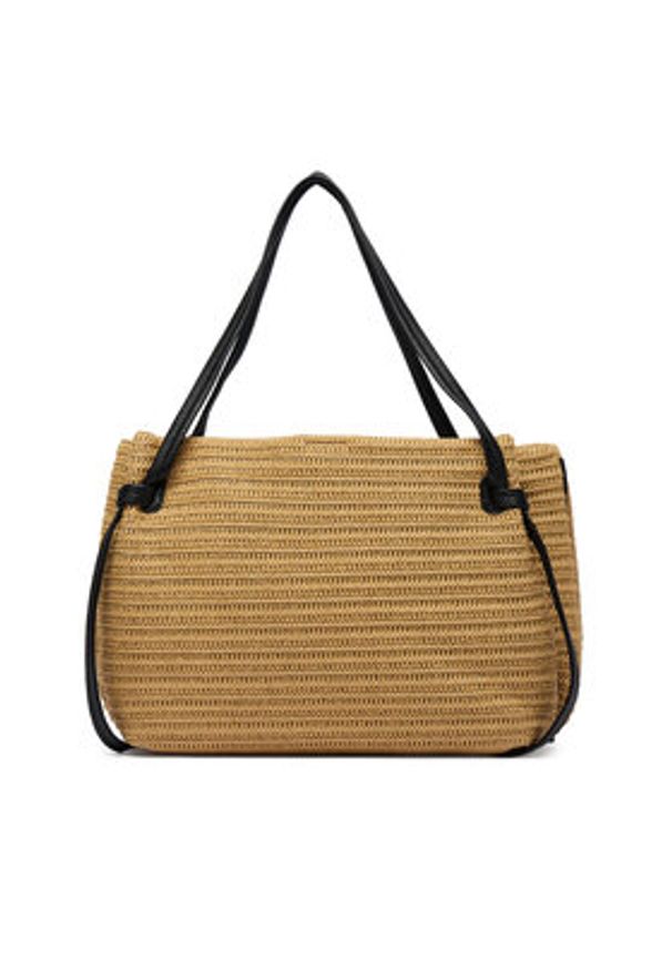 DKNY Torebka Aisling Sm Tote R61ADN78 Beżowy. Kolor: beżowy