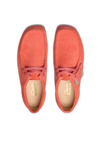 Clarks Półbuty WallabeeEVOSh 26181403 Koralowy. Kolor: pomarańczowy. Materiał: skóra #4
