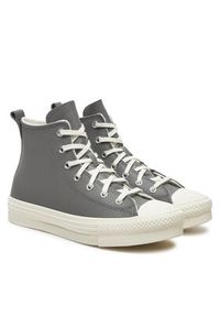 Converse Trampki Chuck Taylor All Star EVA Lift Platform A09259C Szary. Kolor: szary. Materiał: skóra. Obcas: na platformie #3