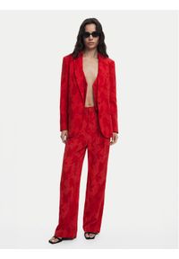 Desigual Marynarka Misuri 25SWEW18 Czerwony Regular Fit. Kolor: czerwony. Materiał: bawełna