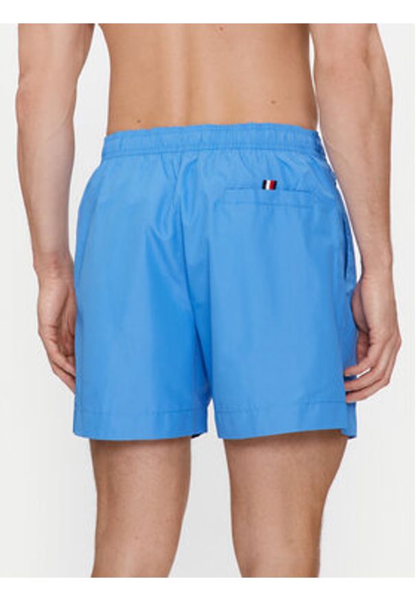 TOMMY HILFIGER - Tommy Hilfiger Szorty kąpielowe UM0UM03258 Niebieski Regular Fit. Kolor: niebieski. Materiał: syntetyk